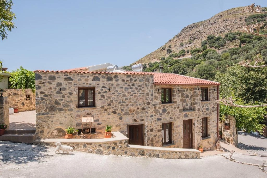Stone house in Cretan village
